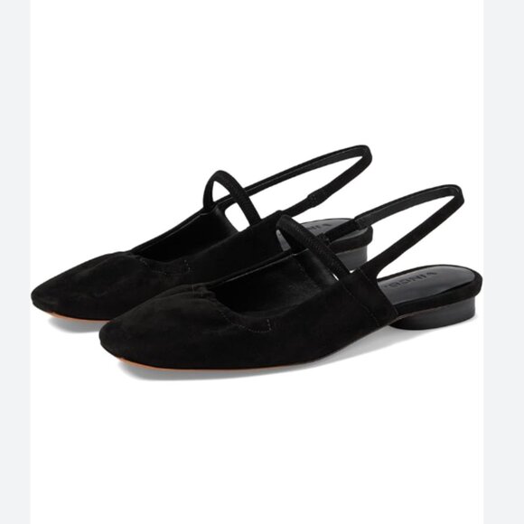 NEW Vince Venice Suede Slingback Square Toe Mary Jane Size 6.5 - Picture 1 of 5